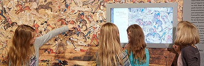Picture: Children in the museum »The Cadolzburg experience«
