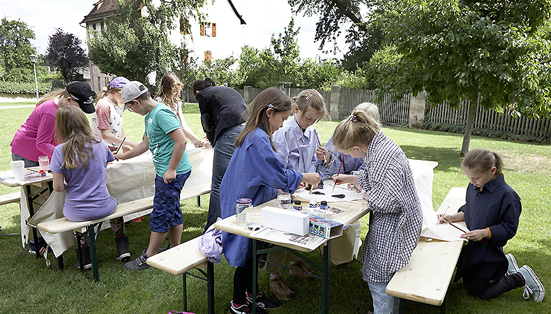 Workshop für Kinder, Foto: Bayerische Schlösserverwaltung / Andrea Gruber Bild: Workshop für Kinder